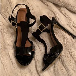 Black Strappy Aldo Stiletto Sandals